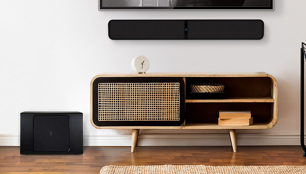 Miniature : BLUESOUND  PULSE SOUNDBAR 2I + PULSE SUB BLANC