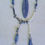 Thumbnail: Kyanite Drop and Pearl Lariat with Sterling Silver