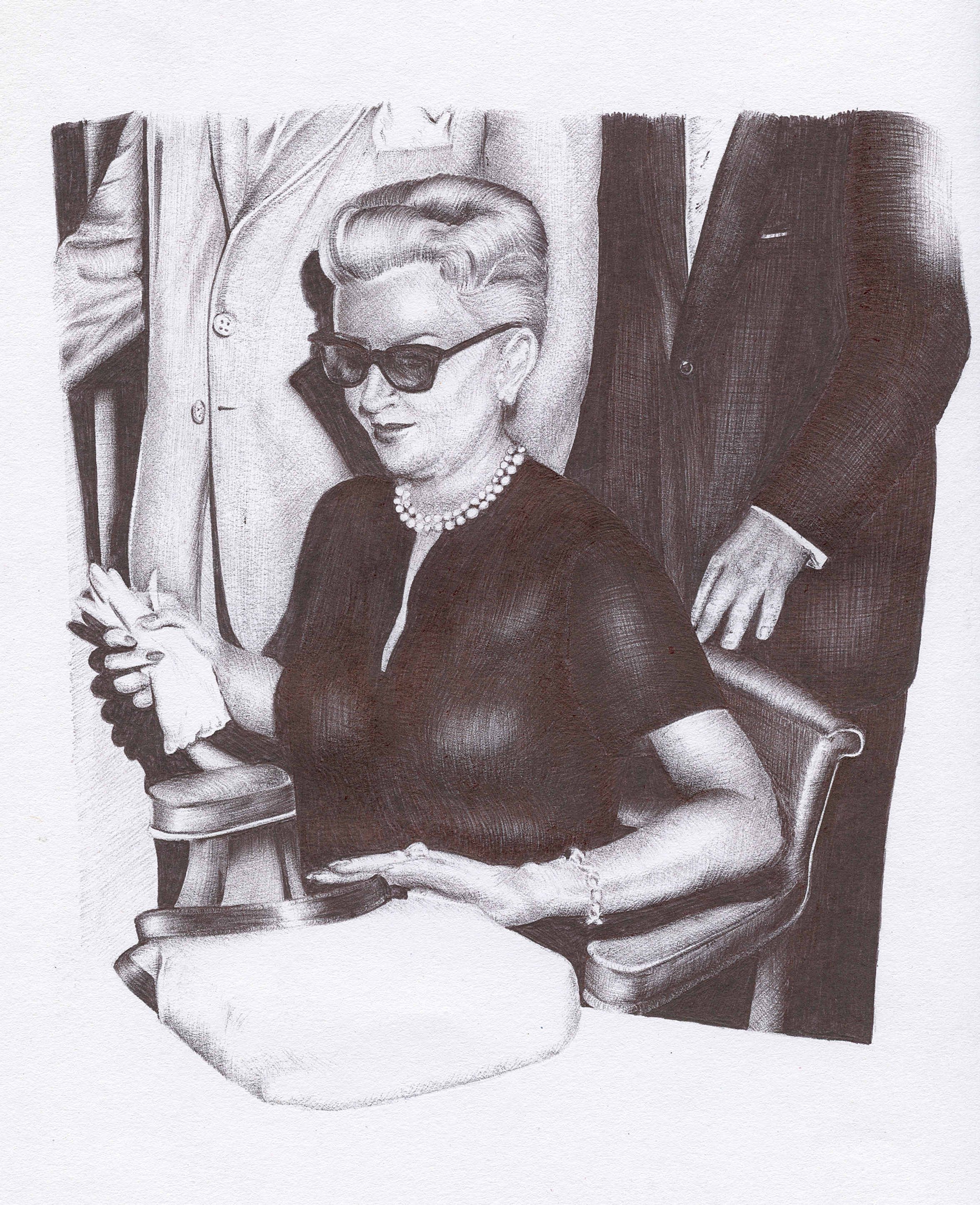 'Cheryl' (Part of Mini Artwork Collection) 16cm x 11cm