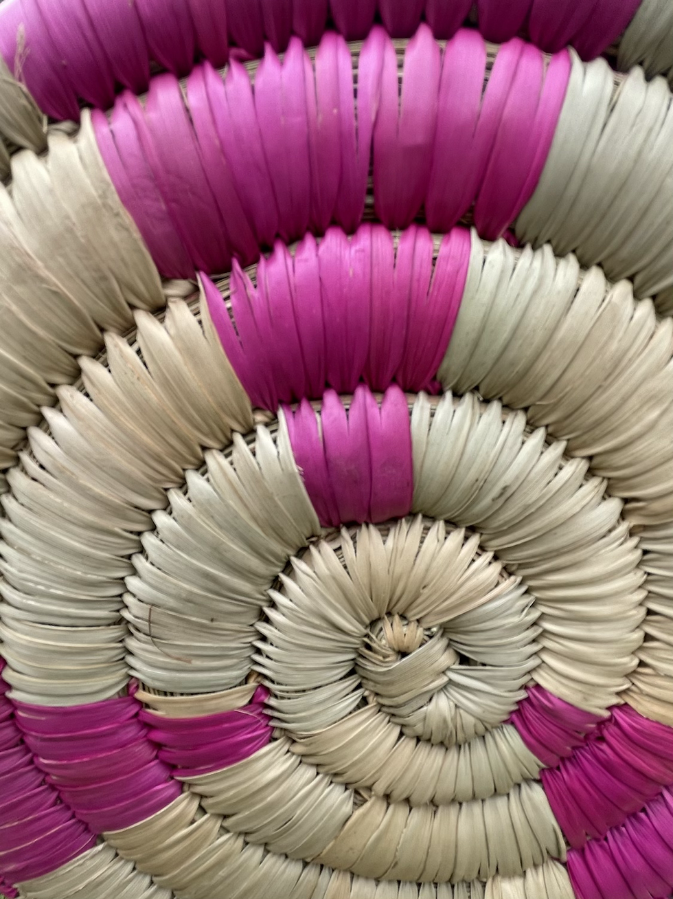 Thumbnail: Ruvi -Natural Reed hand-woven handbag