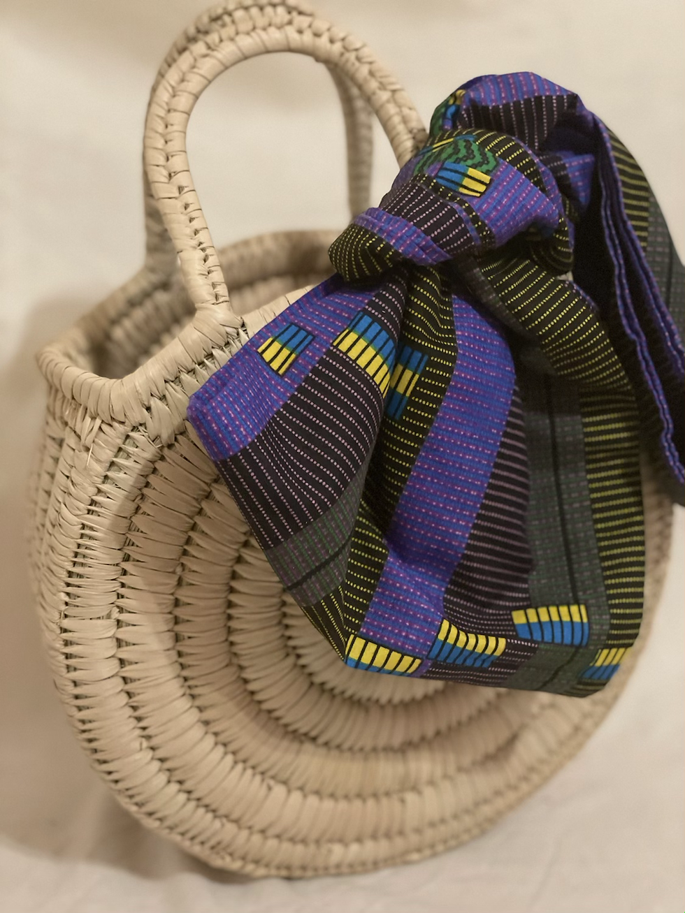 Nothando Natural Reed Handwoven Handbag