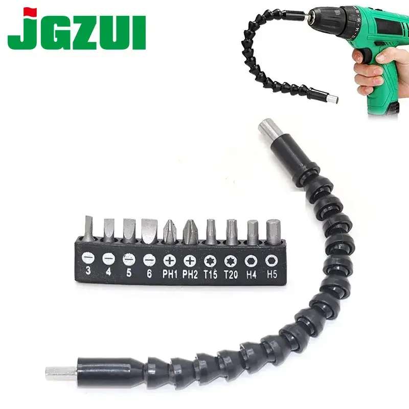 290mm Flexible Shaft Tool Electronics Drill Screwdriver Bit Holder Connect Link