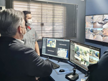 Jateí inaugura sistema de vídeo monitoramento considerado modelo para o Estado