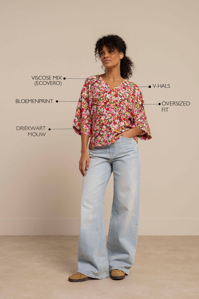 Thumbnail: STUDIO ANNELOES top Madison Flower 13679