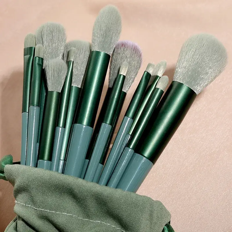 Thumbnail: 13/33pcs Professional Makeup Brush Set with Accessories for Combination Skin- Fe