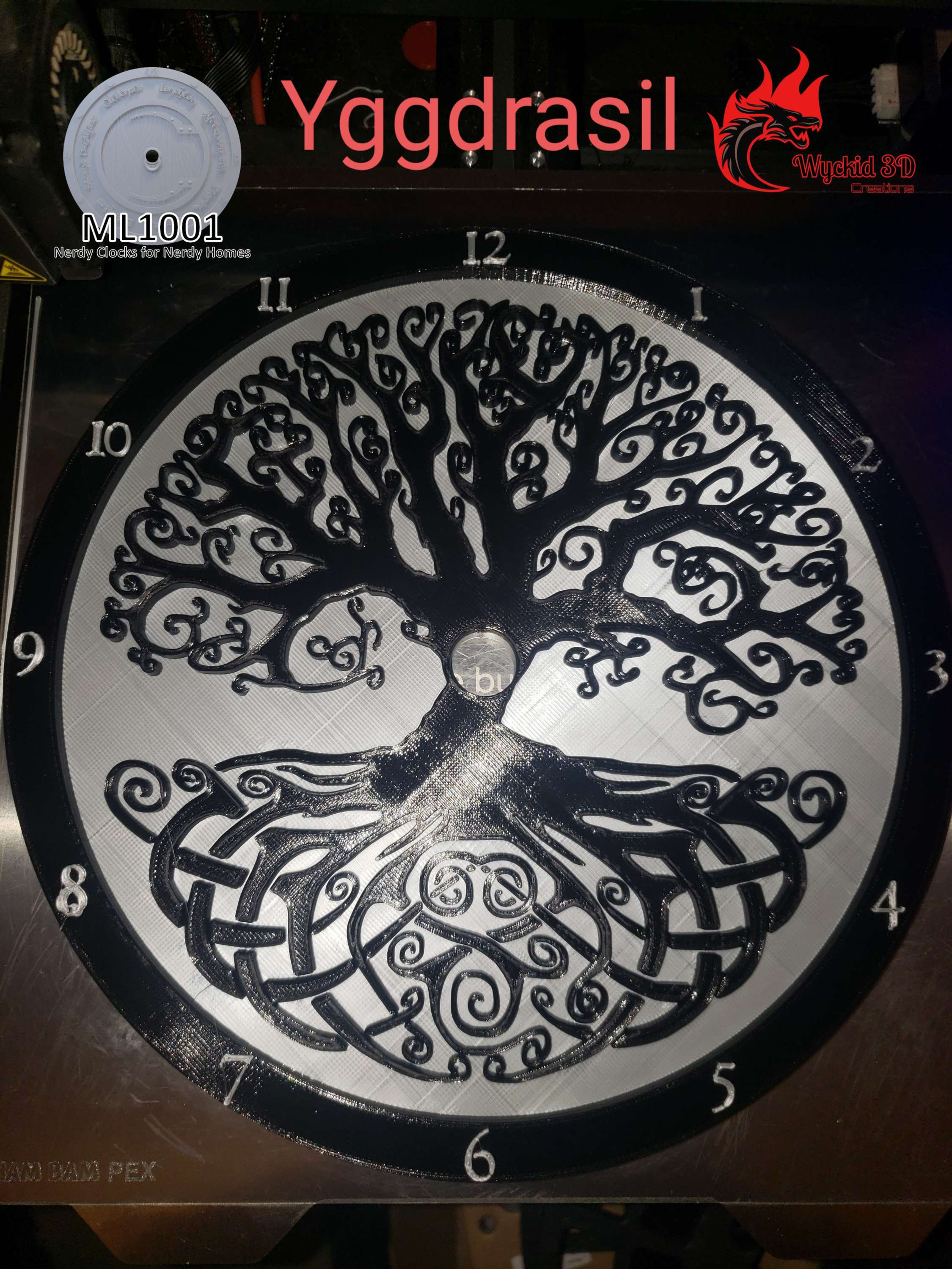 Yggdrasil clock
