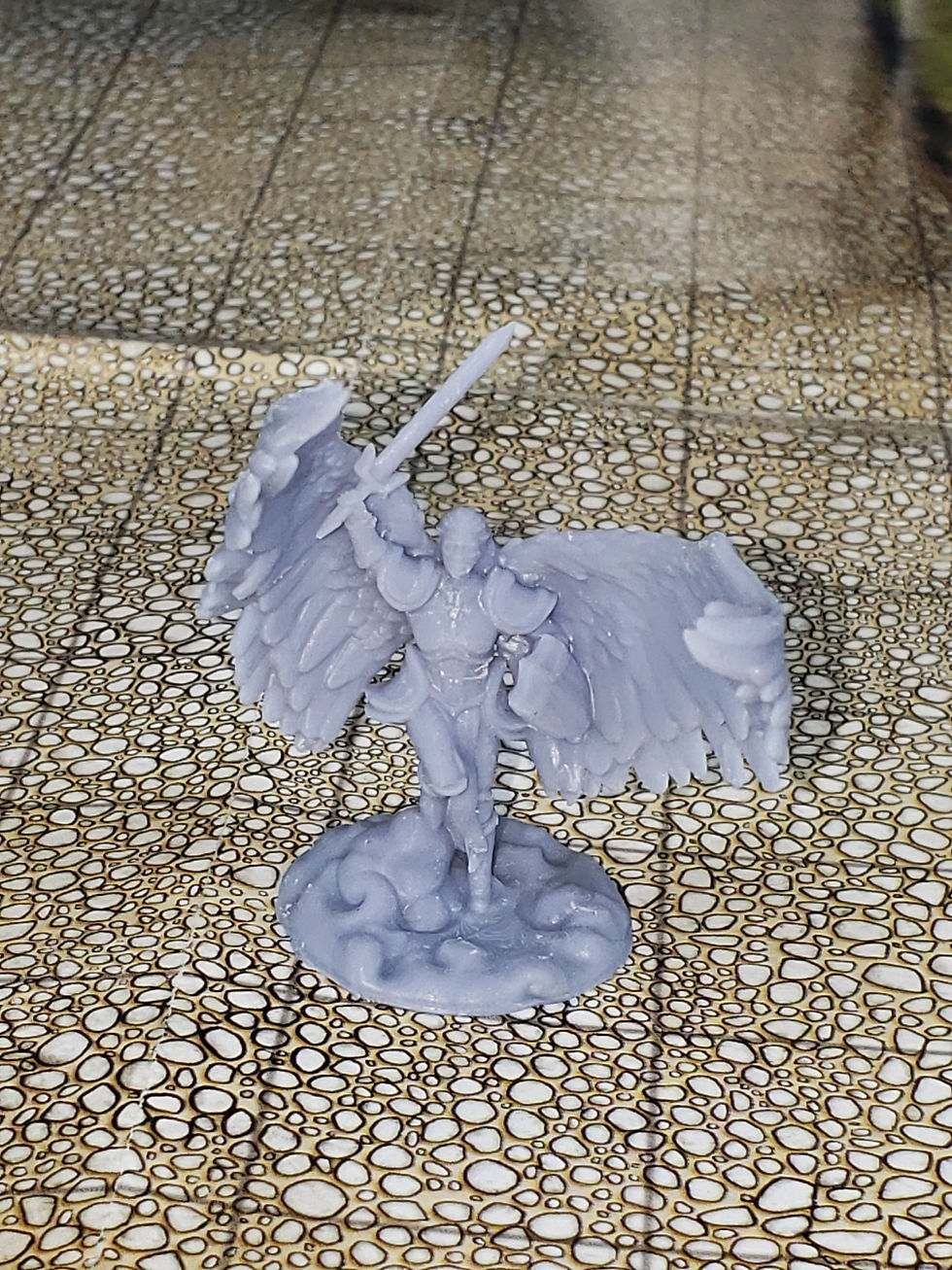 Female angelic paladin