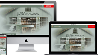 Bespoke Joinery & carpentry web design example on all devices