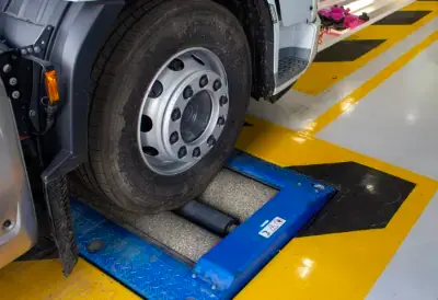 Roller brake testing facility