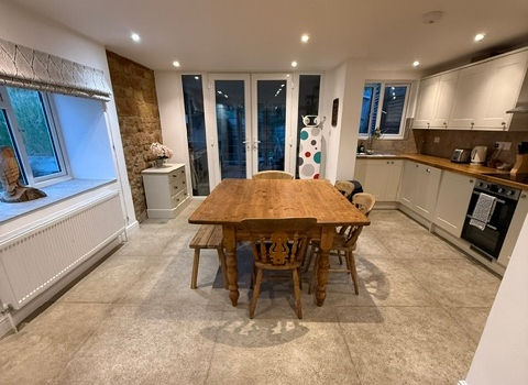 Cottage Kitchen Diner Area