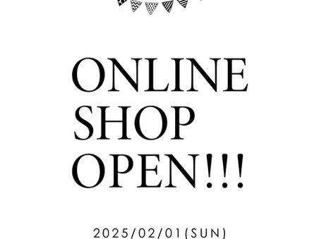 ONLINE SHOP OPEN!!!