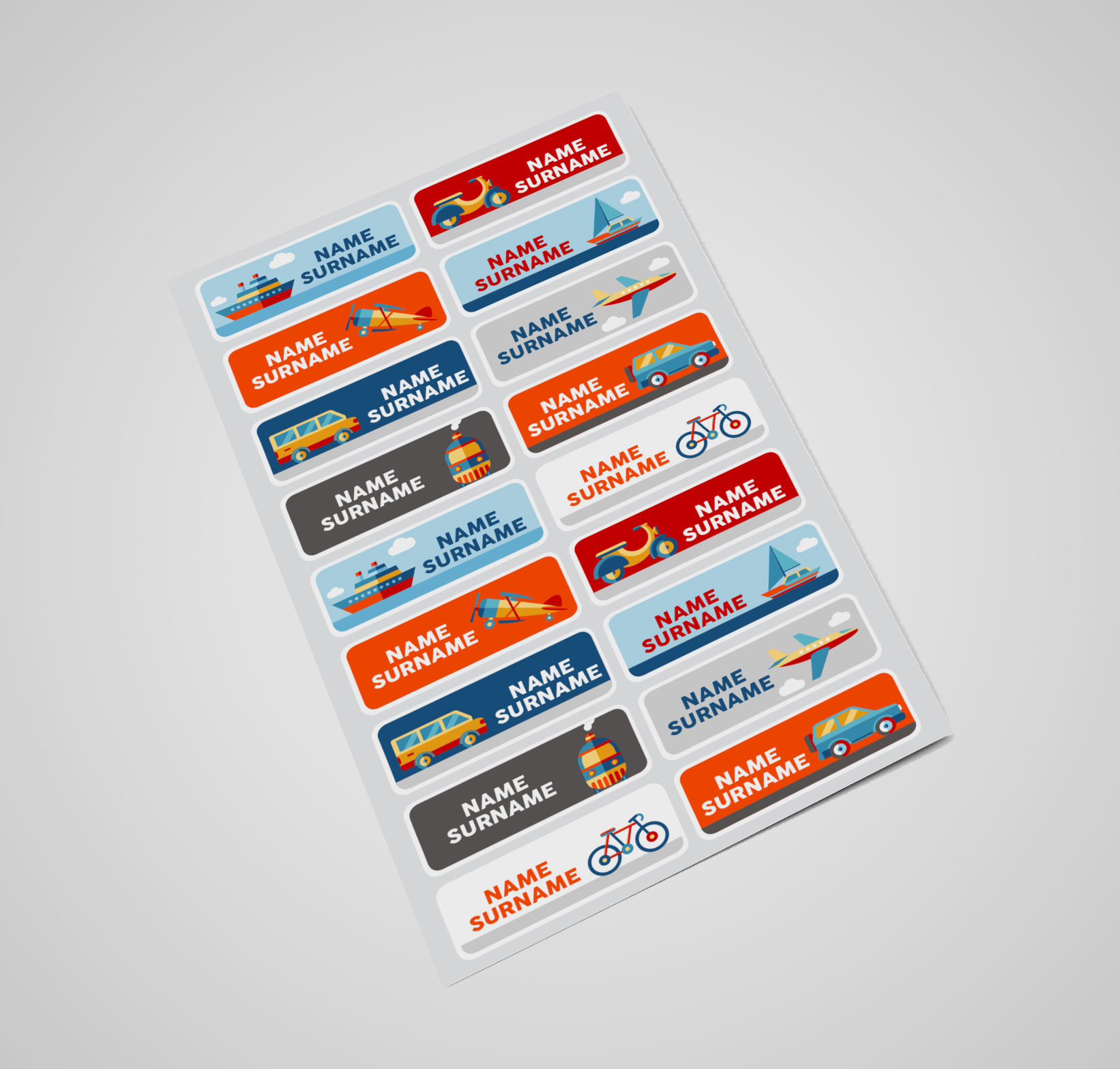 Multi-Purpose Labels (Transport)