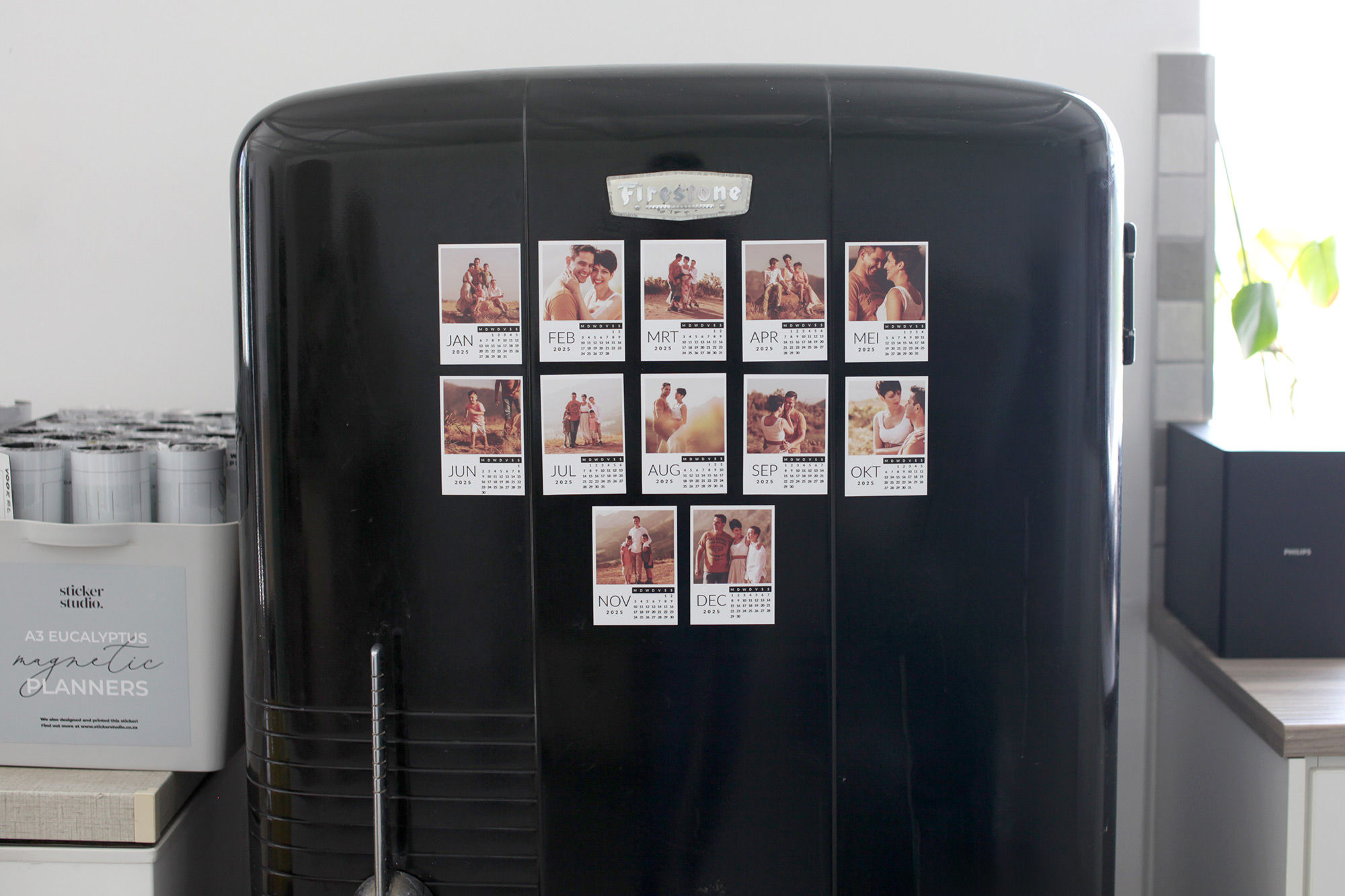 Custom Magnetic Photo Calendar Collage (2025 Edition)