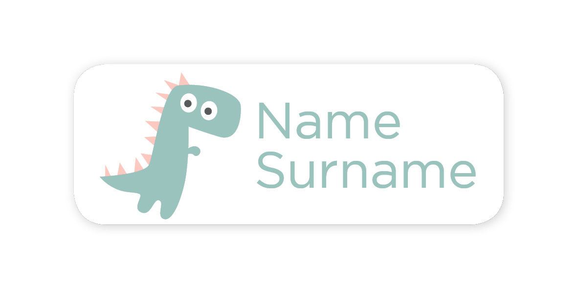 T-Rex Dino Labels
