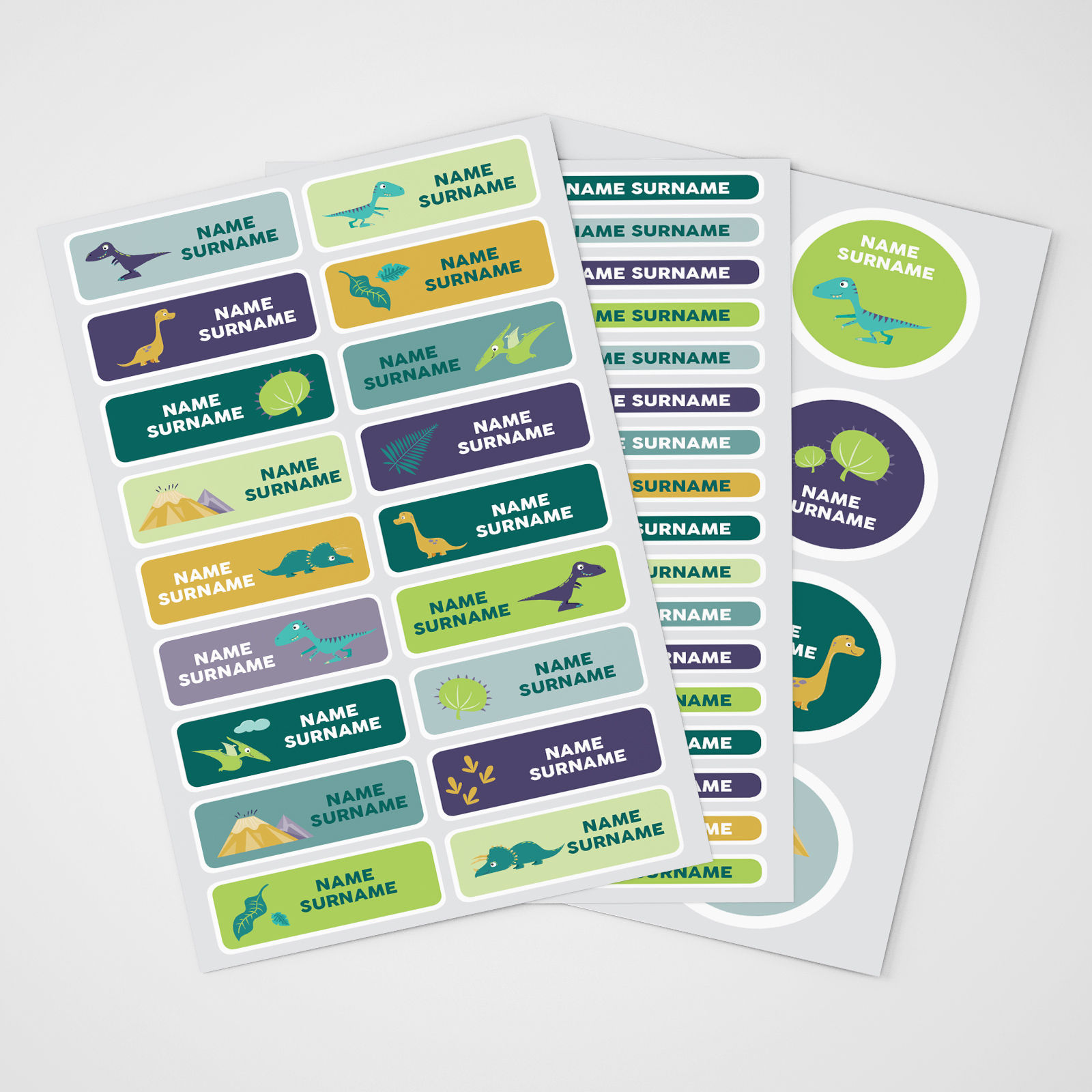 Mix Pack: Dinosaurs (130 labels)