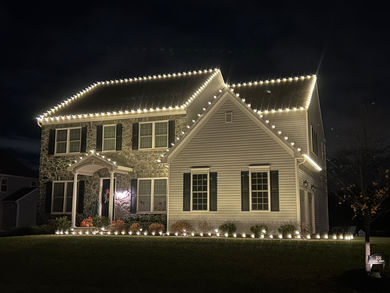 Classy custom holiday lights