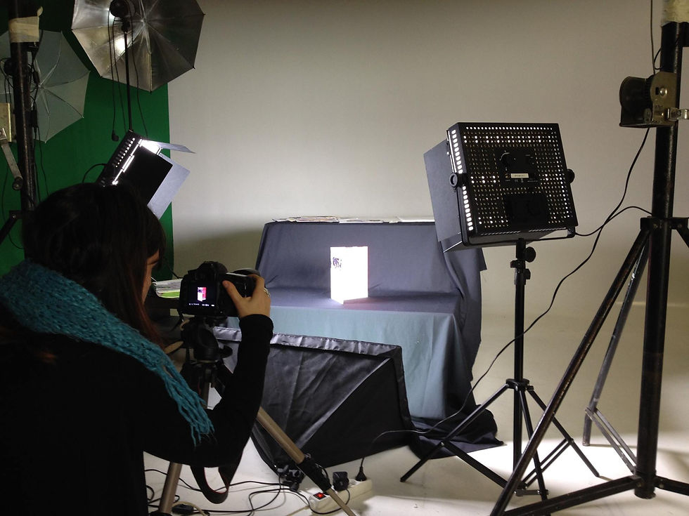 Demi journée de location studio photo video