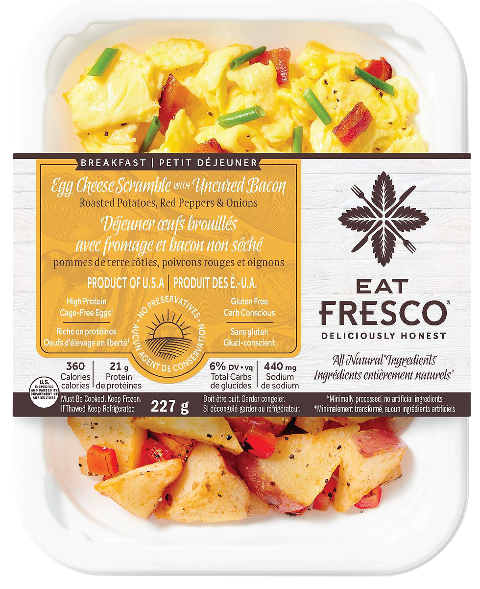 Bacon & Cheese Egg Scramble