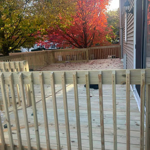 Wooden Deck Construction