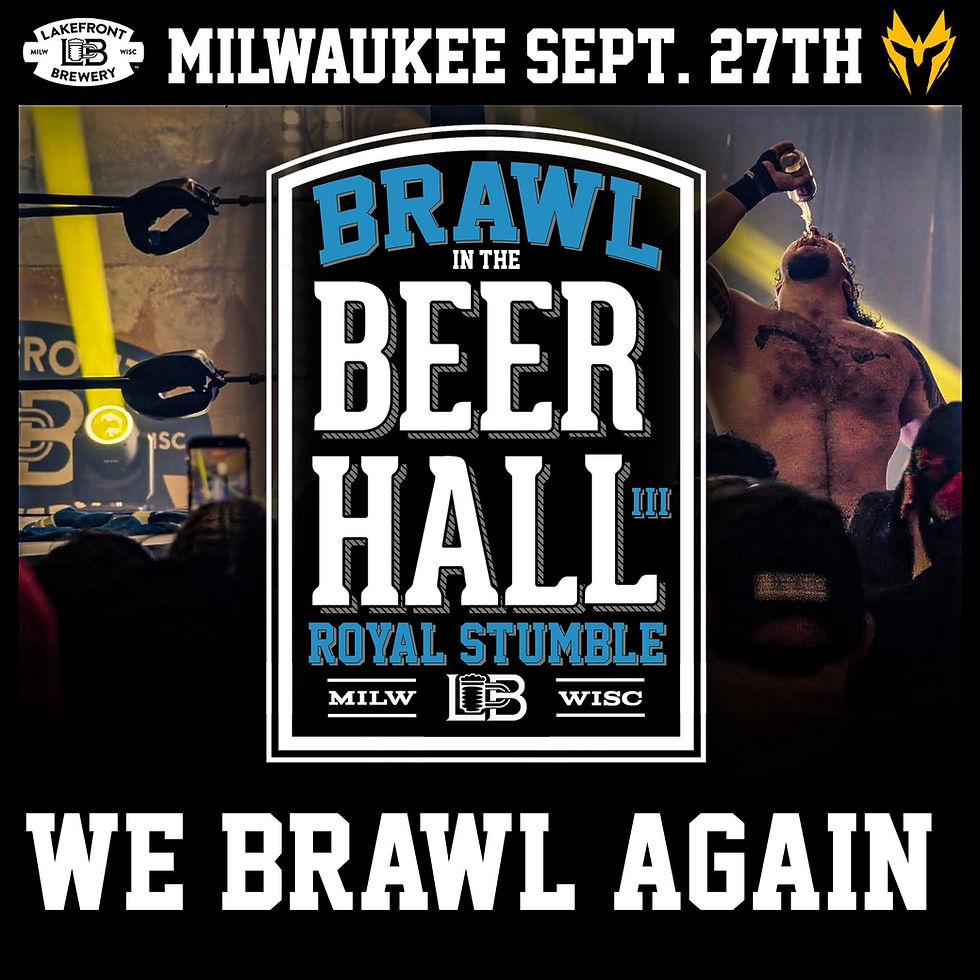 PreGame with BWO: Warrior Wrestling / Brawl in the Beer Hall III