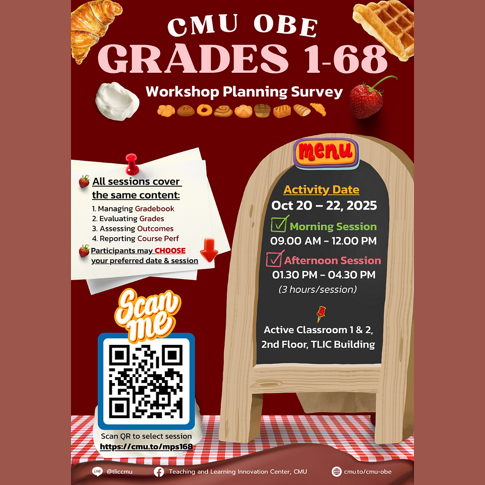 ✅ Help us plan your perfect session for CMU OBE Grades 1/68 workshop!