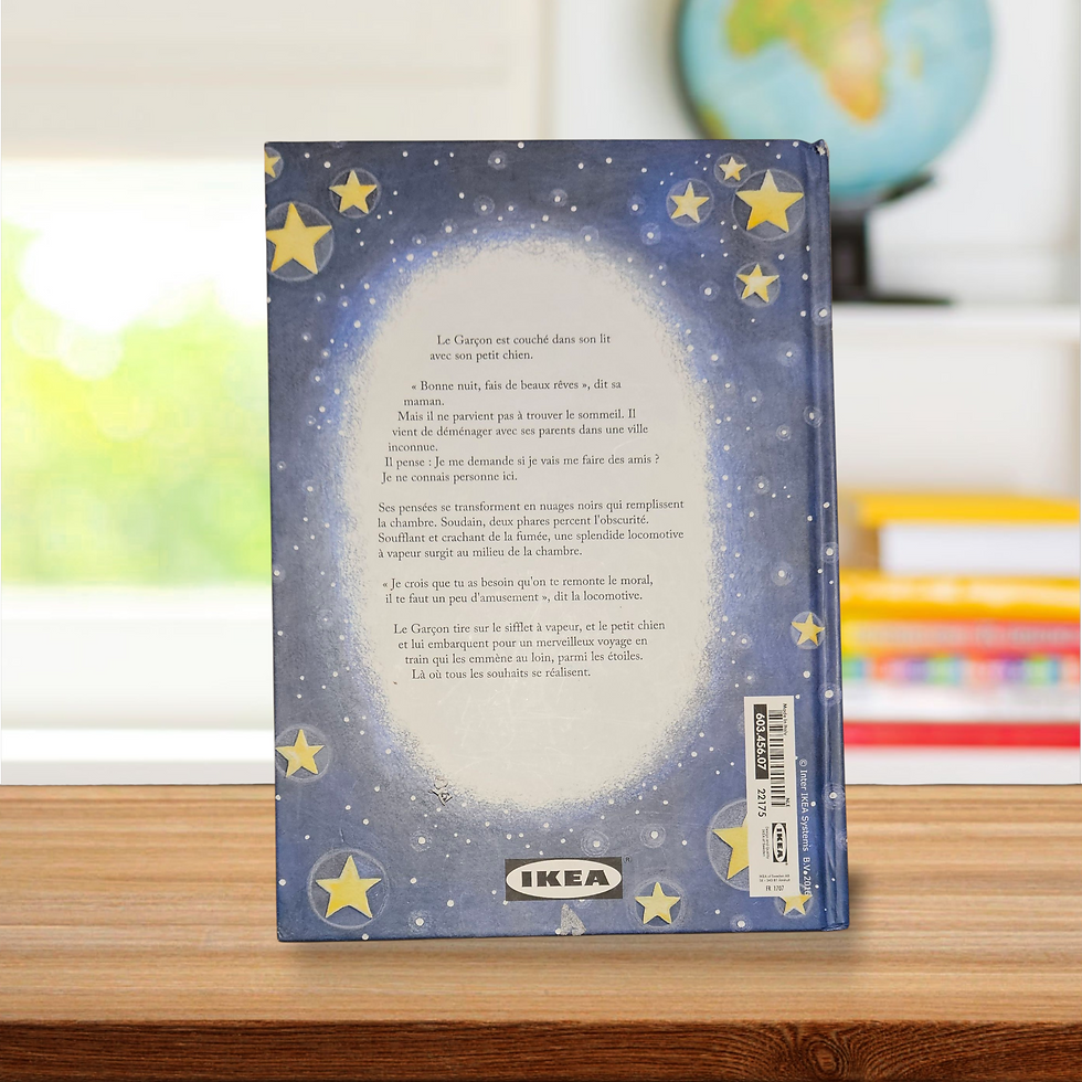 Miniature : Le train de nuit - grand livre du Ikea!