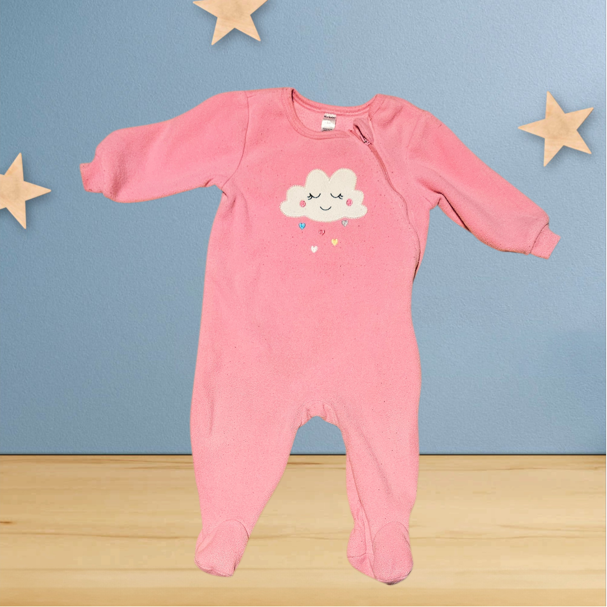 6 mois - PL ♡ Baby - pyjama rose nuage