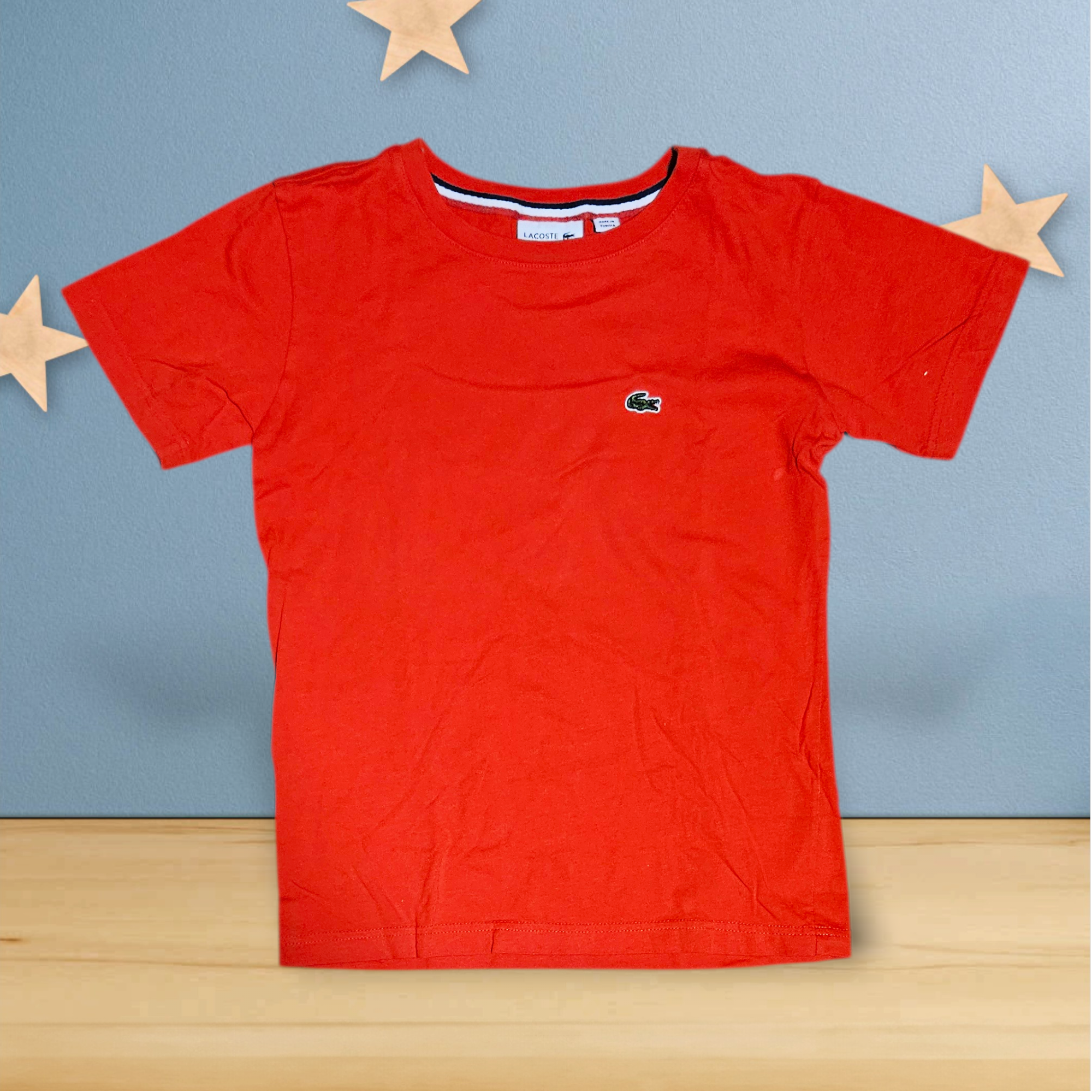 8 ans - Lacoste - chandail rouge