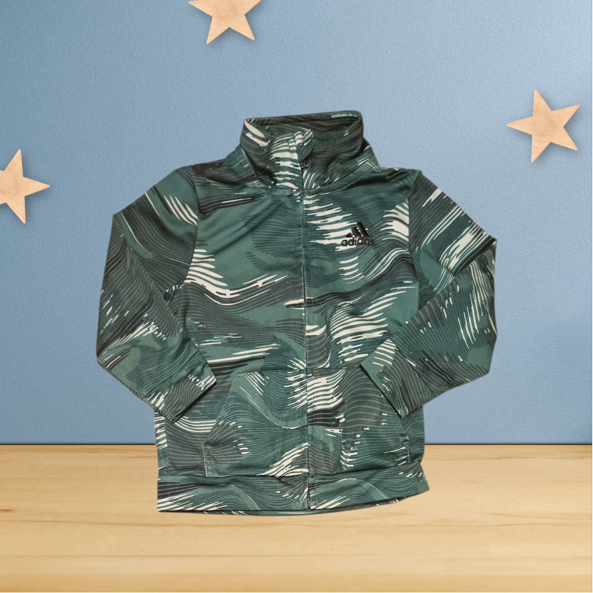 18 mois - Adidas - veste verte 