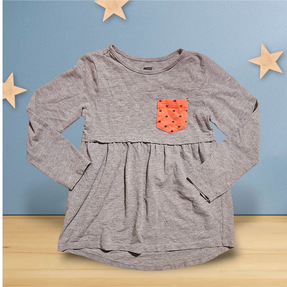 4 ans - Tag - robe grise légère