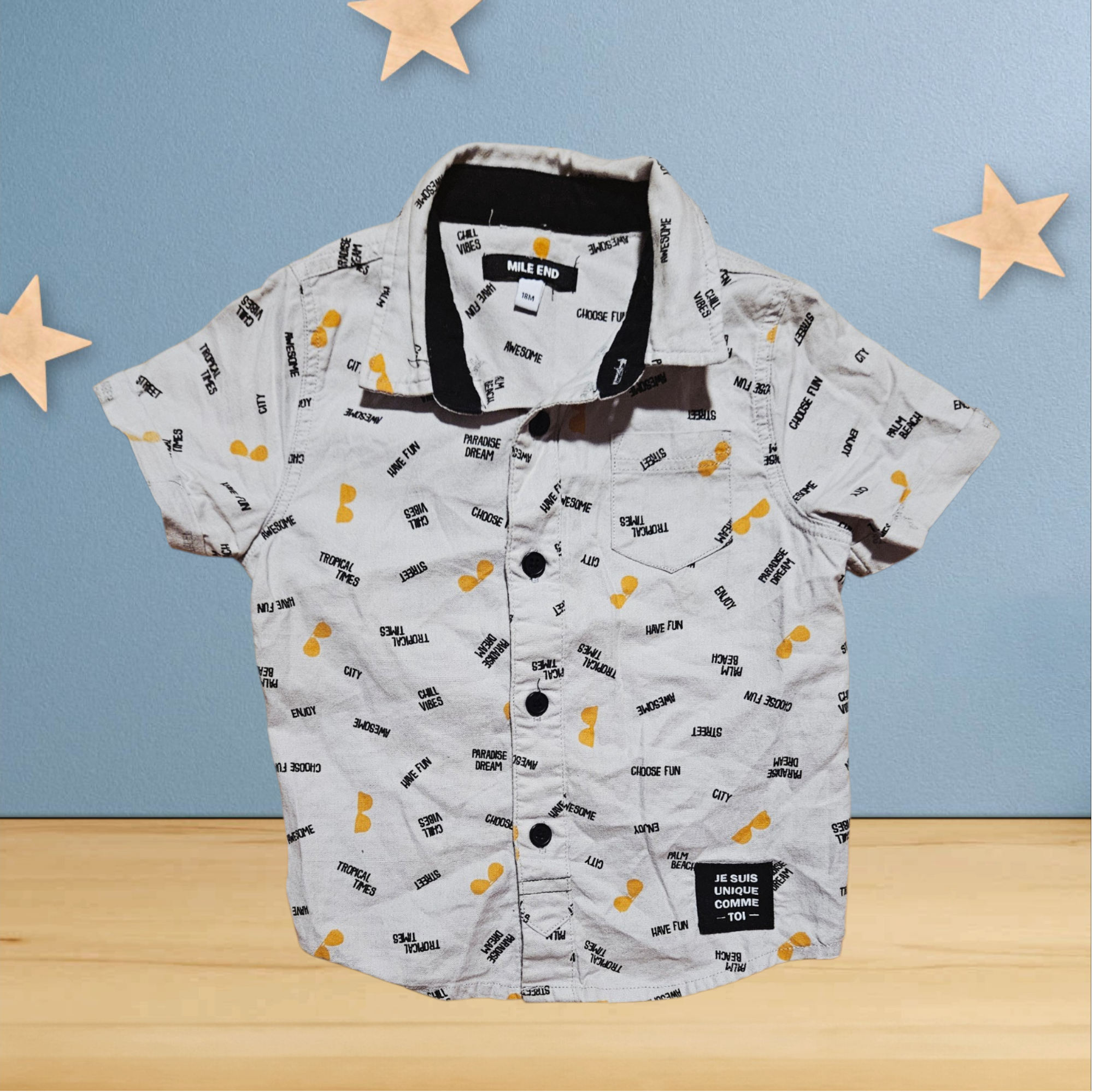 18 mois - Mile End - chemise manches courtes