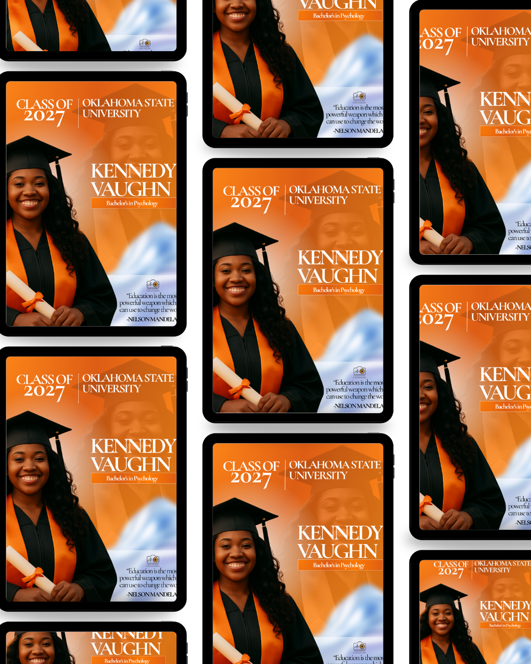 Graduation Announcement Template Canva | College Grad Photo Flyer | Editable Gra
