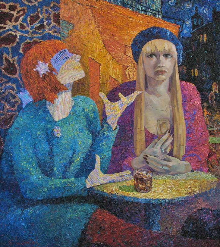 Монолог о женском счастье х.м. 105х90 2012 г.