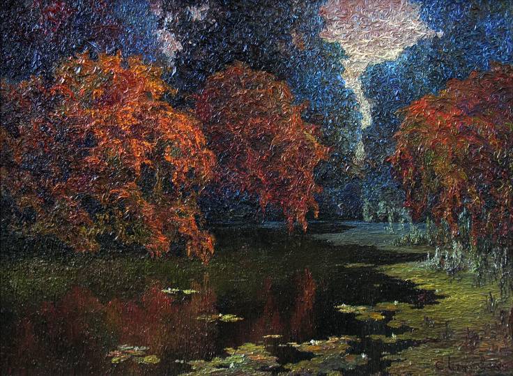 Тихая заводь х.м. 60х80 2009 г.