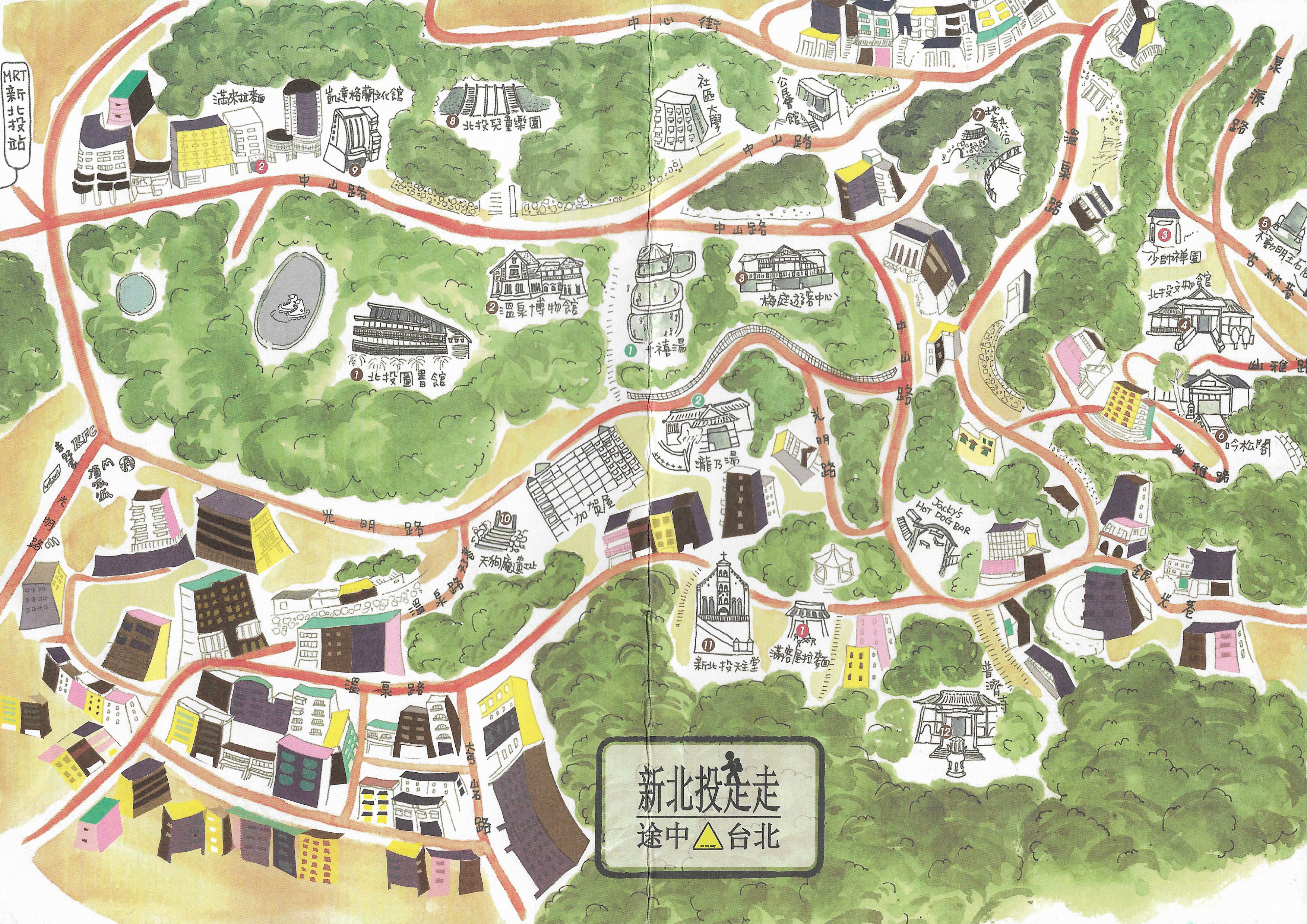 台北手繪地圖 | map-taipei