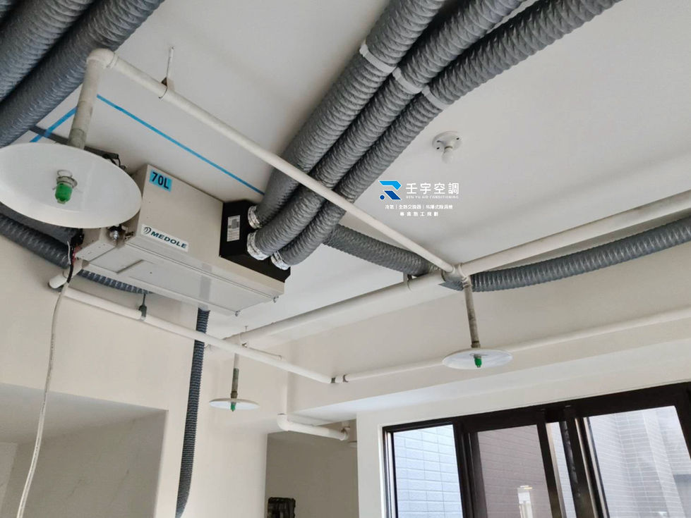吊隱式除濕機配管工程