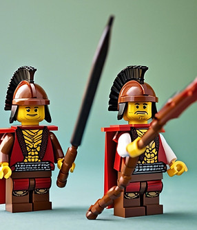 Roman soldiers made out of lego.jpg