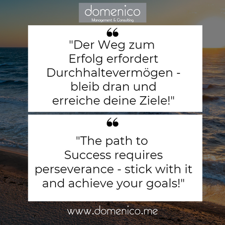 Der Weg zum Erfolg