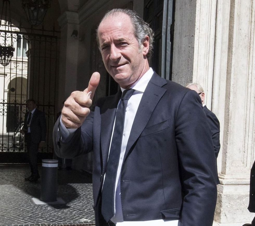 Presidente Regione Veneto Luza Zaia