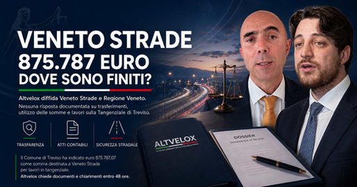 Treviso: 875 mila euro destinati a Veneto Strade Spa per la sicurezza della tangenziale dove sono finiti?