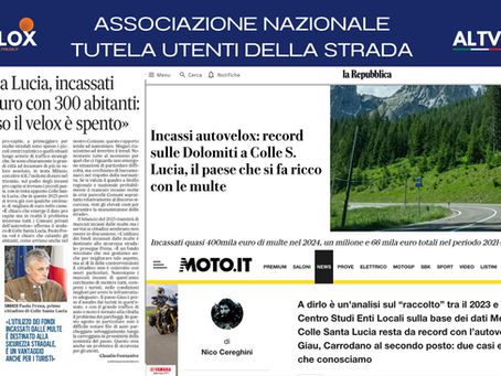 Il comune che si fa ricco con le multe riaccende l'autovelox sul passo Giau. Denunciati il Sindaco e Prefetto di Belluno.