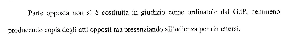 Estratto della sentenza