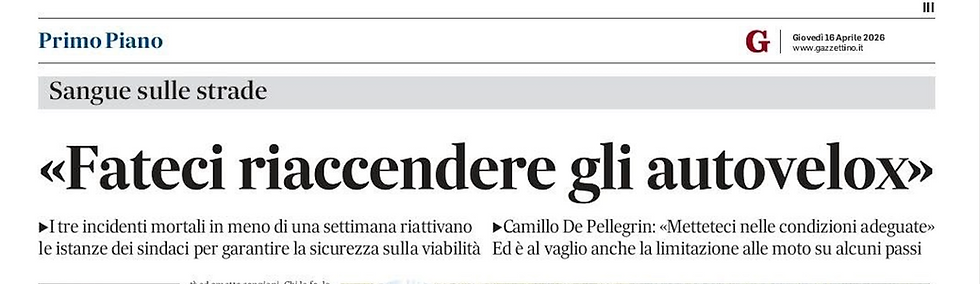 Camillo De Pellegrin Sindaco di Val di Zoldo da il Gazzettino 18.04.2026