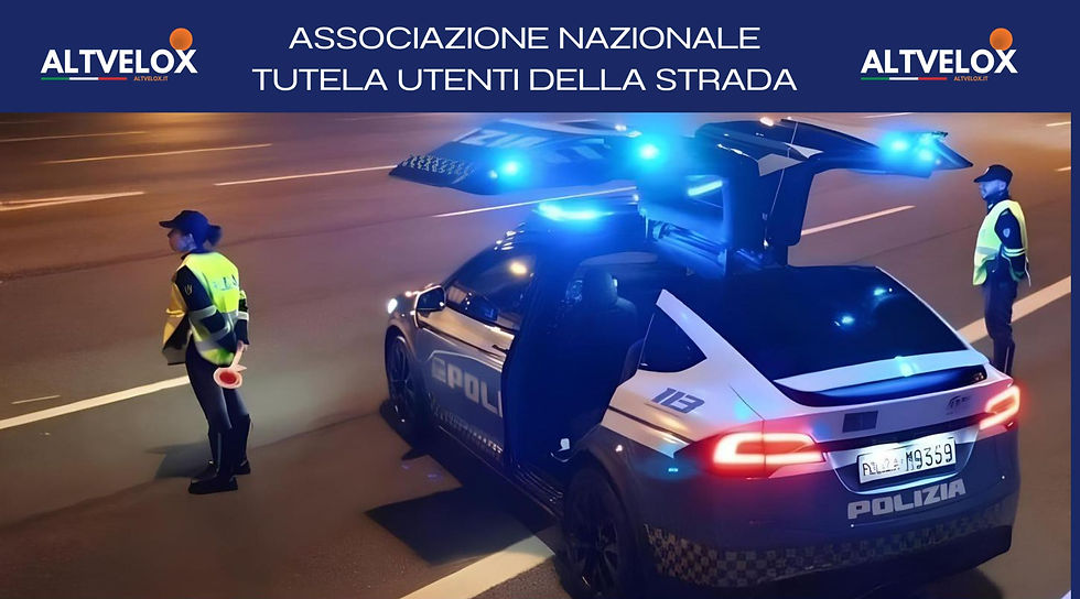Pattuglia della Polizia Stradale