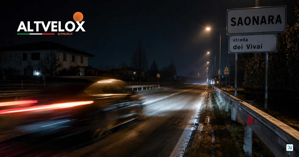 Saonara (PD): Velocità folli sulla strada dei Vivai Altvelox chiede gli atti al Comune, Prefetto e Polizia Stradale.