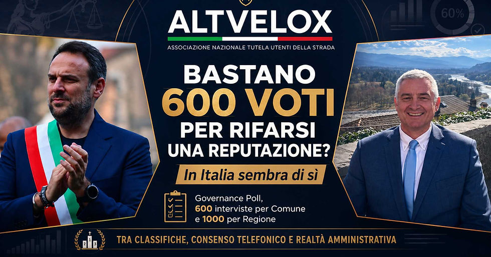Bastano 600 interviste telefoniche per certificare un consenso?