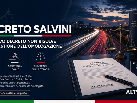 Autovelox: il decreto "salvavelox" non risolve la questione omologazione lo dice un altro Giudice.