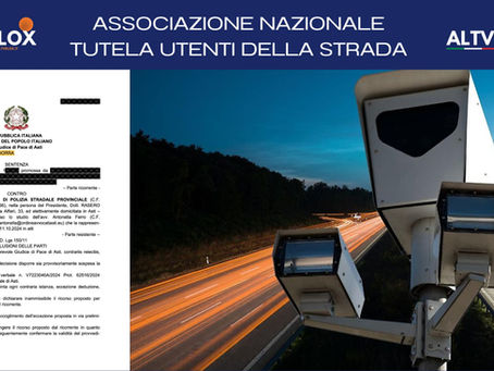 GdP Asti: Autovelox senza Piano Urbano del Traffico la multa è illegittima.