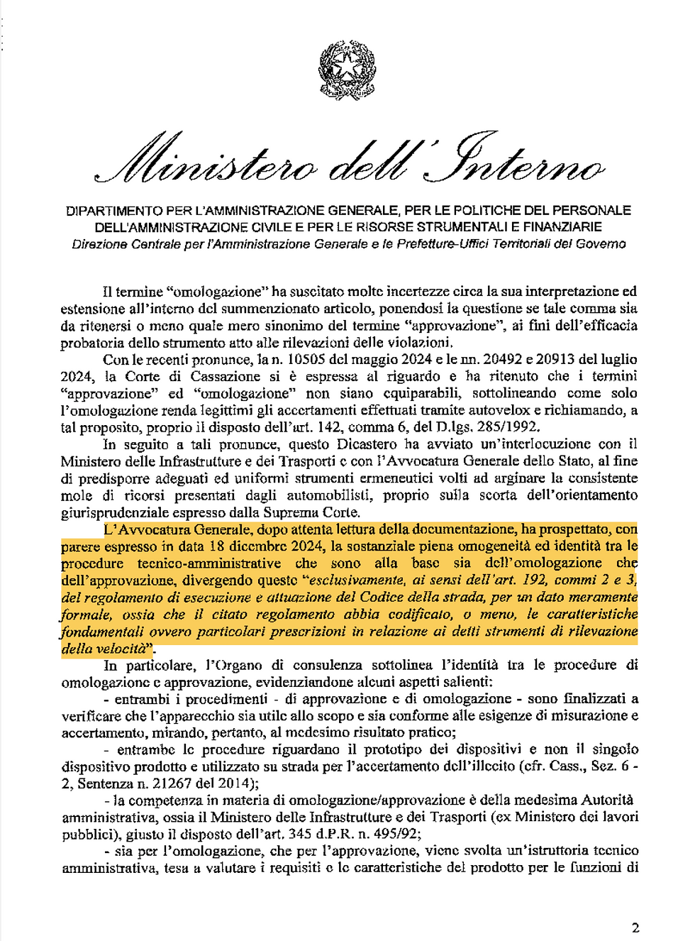 Estratto dalla circolare n.995 marzo 2025