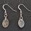Thumbnail: silver clay oval earrings with star, square textures.